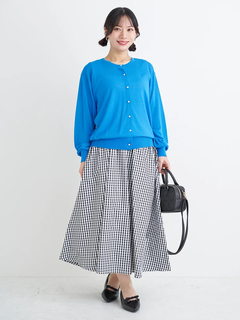 Re-J＆SUPURE(リジェイ＆スプル) |【UVカット・接触冷感】シアークルーネックカーディガン