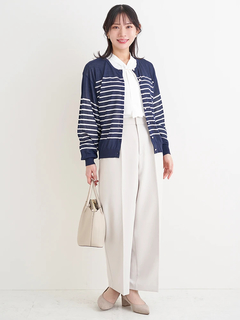 Re-J＆SUPURE(リジェイ＆スプル) |【UVカット・接触冷感】シアークルーネックカーディガン