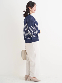 Re-J＆SUPURE(リジェイ＆スプル) |【UVカット・接触冷感】シアークルーネックカーディガン