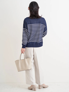 Re-J＆SUPURE(リジェイ＆スプル) |【UVカット・接触冷感】シアークルーネックカーディガン