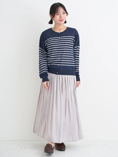 Re-J＆SUPURE(リジェイ＆スプル) |【UVカット・接触冷感】シアークルーネックカーディガン