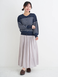 Re-J＆SUPURE(リジェイ＆スプル) |【UVカット・接触冷感】シアークルーネックカーディガン