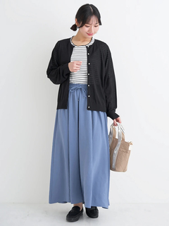 Re-J＆SUPURE(リジェイ＆スプル) |【UVカット・接触冷感】シアークルーネックカーディガン