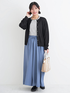 Re-J＆SUPURE(リジェイ＆スプル) |【UVカット・接触冷感】シアークルーネックカーディガン