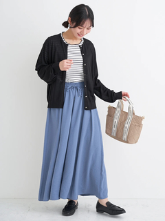 Re-J＆SUPURE(リジェイ＆スプル) |【UVカット・接触冷感】シアークルーネックカーディガン