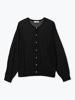 Re-J＆SUPURE(リジェイ＆スプル) |【UVカット・接触冷感】シアークルーネックカーディガン