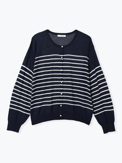 Re-J＆SUPURE(リジェイ＆スプル) |【UVカット・接触冷感】シアークルーネックカーディガン