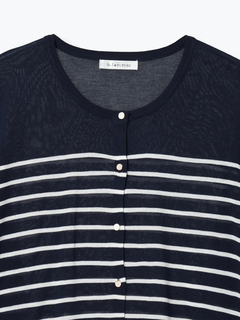 Re-J＆SUPURE(リジェイ＆スプル) |【UVカット・接触冷感】シアークルーネックカーディガン