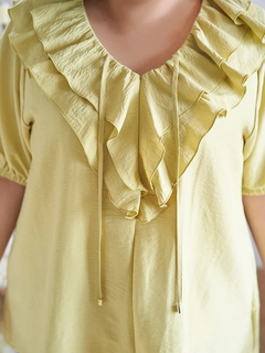 Re-J＆SUPURE(リジェイ＆スプル) |【Kannaコラボ】フリルチュニックブラウス