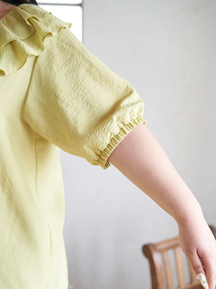 Re-J＆SUPURE(リジェイ＆スプル) |【Kannaコラボ】フリルチュニックブラウス