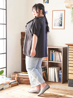 Re-J＆SUPURE(リジェイ＆スプル) |【Kannaコラボ】フリルチュニックブラウス