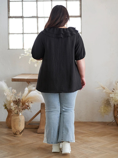 Re-J＆SUPURE(リジェイ＆スプル) |【Kannaコラボ】フリルチュニックブラウス