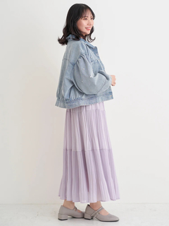 Re-J＆SUPURE(リジェイ＆スプル) |【WEB限定】パール×ビジューデニムジャケット