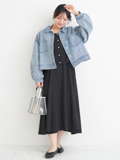 Re-J＆SUPURE(リジェイ＆スプル) |【WEB限定】パール×ビジューデニムジャケット