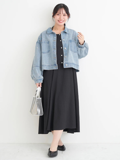 Re-J＆SUPURE(リジェイ＆スプル) |【WEB限定】パール×ビジューデニムジャケット