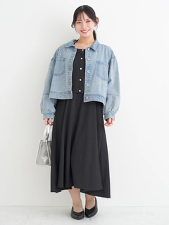 Re-J＆SUPURE(リジェイ＆スプル) |【WEB限定】パール×ビジューデニムジャケット