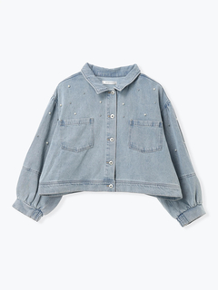 Re-J＆SUPURE(リジェイ＆スプル) |【WEB限定】パール×ビジューデニムジャケット