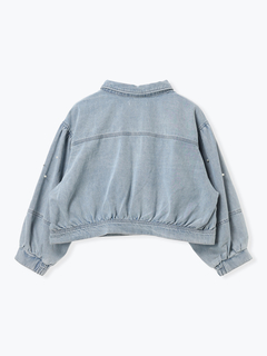 Re-J＆SUPURE(リジェイ＆スプル) |【WEB限定】パール×ビジューデニムジャケット