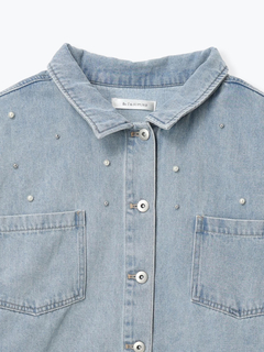 Re-J＆SUPURE(リジェイ＆スプル) |【WEB限定】パール×ビジューデニムジャケット