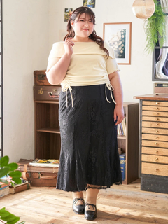 Re-J＆SUPURE(リジェイ＆スプル) |【Kannaコラボ】オフショルドロストプルオーバー