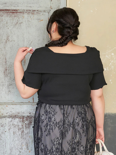 Re-J＆SUPURE(リジェイ＆スプル) |【Kannaコラボ】オフショルドロストプルオーバー