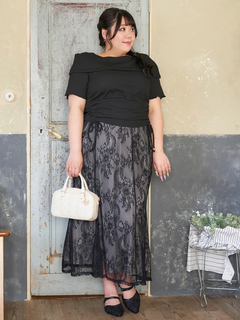 Re-J＆SUPURE(リジェイ＆スプル) |【Kannaコラボ】オフショルドロストプルオーバー