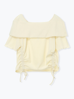 Re-J＆SUPURE(リジェイ＆スプル) |【Kannaコラボ】オフショルドロストプルオーバー