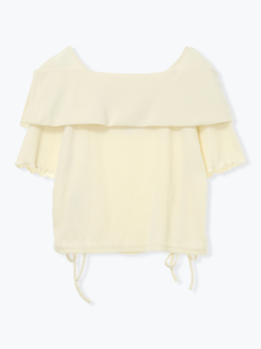 Re-J＆SUPURE(リジェイ＆スプル) |【Kannaコラボ】オフショルドロストプルオーバー