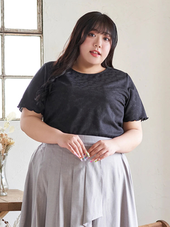 Re-J＆SUPURE(リジェイ＆スプル) |【Kannaコラボ】レース半袖T