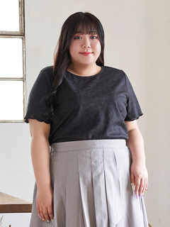 Re-J＆SUPURE(リジェイ＆スプル) |【Kannaコラボ】レース半袖T