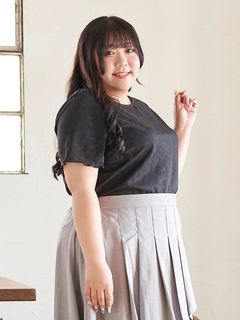 Re-J＆SUPURE(リジェイ＆スプル) |【Kannaコラボ】レース半袖T