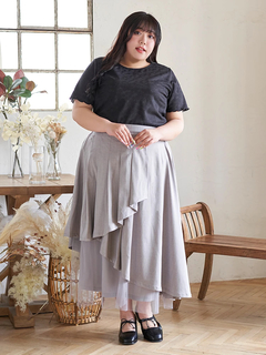 Re-J＆SUPURE(リジェイ＆スプル) |【Kannaコラボ】レース半袖T