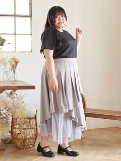 Re-J＆SUPURE(リジェイ＆スプル) |【Kannaコラボ】レース半袖T