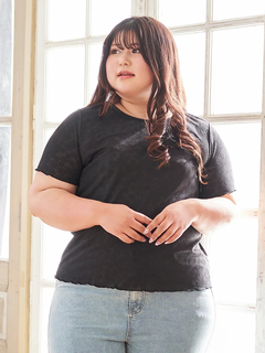 Re-J＆SUPURE(リジェイ＆スプル) |【Kannaコラボ】レース半袖T