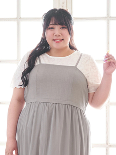 Re-J＆SUPURE(リジェイ＆スプル) |【Kannaコラボ】レース半袖T