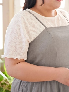 Re-J＆SUPURE(リジェイ＆スプル) |【Kannaコラボ】レース半袖T