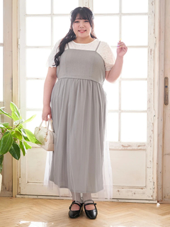 Re-J＆SUPURE(リジェイ＆スプル) |【Kannaコラボ】レース半袖T