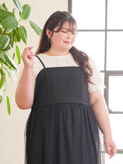 Re-J＆SUPURE(リジェイ＆スプル) |【Kannaコラボ】レース半袖T