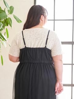 Re-J＆SUPURE(リジェイ＆スプル) |【Kannaコラボ】レース半袖T