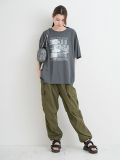 Re-J＆SUPURE(リジェイ＆スプル) |【キレサラ 機能Tシャツ】キャットフォトプリントTシャツ