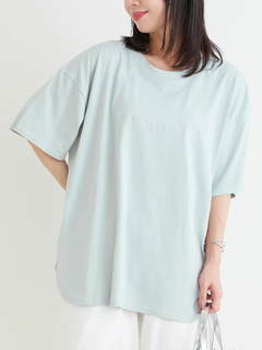 Re-J＆SUPURE(リジェイ＆スプル) |【キレサラ 機能Tシャツ】ラインストーンロゴTシャツ