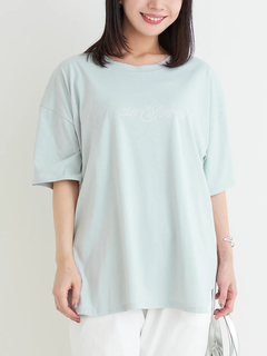 Re-J＆SUPURE(リジェイ＆スプル) |【キレサラ 機能Tシャツ】ラインストーンロゴTシャツ