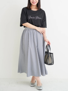 Re-J＆SUPURE(リジェイ＆スプル) |【キレサラ 機能Tシャツ】ラインストーンロゴTシャツ