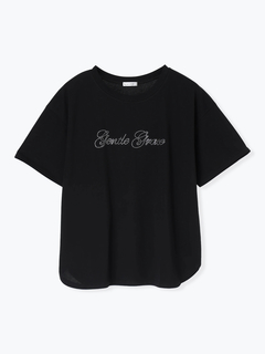 Re-J＆SUPURE(リジェイ＆スプル) |【キレサラ 機能Tシャツ】ラインストーンロゴTシャツ
