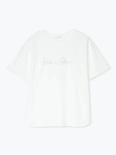Re-J＆SUPURE(リジェイ＆スプル) |【キレサラ 機能Tシャツ】ラインストーンロゴTシャツ