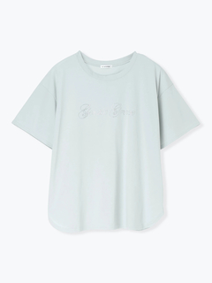 Re-J＆SUPURE(リジェイ＆スプル) |【キレサラ 機能Tシャツ】ラインストーンロゴTシャツ
