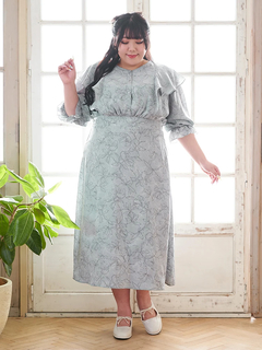 Re-J＆SUPURE(リジェイ＆スプル) |【Kannaコラボ】花柄ワンピース