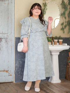 Re-J＆SUPURE(リジェイ＆スプル) |【Kannaコラボ】花柄ワンピース