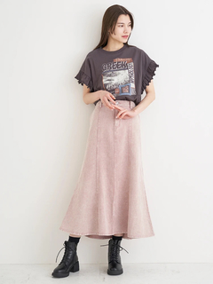 Re-J＆SUPURE(リジェイ＆スプル) |袖フリルバンドTシャツ