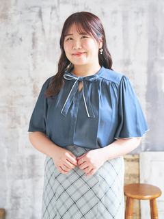 Re-J＆SUPURE(リジェイ＆スプル) |【Komachiコラボ】［3WAY］ボウタイブラウス